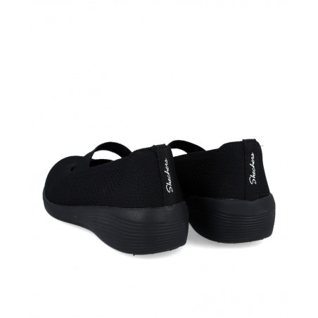 Merceditas elásticas negras Skechers Arya 158989