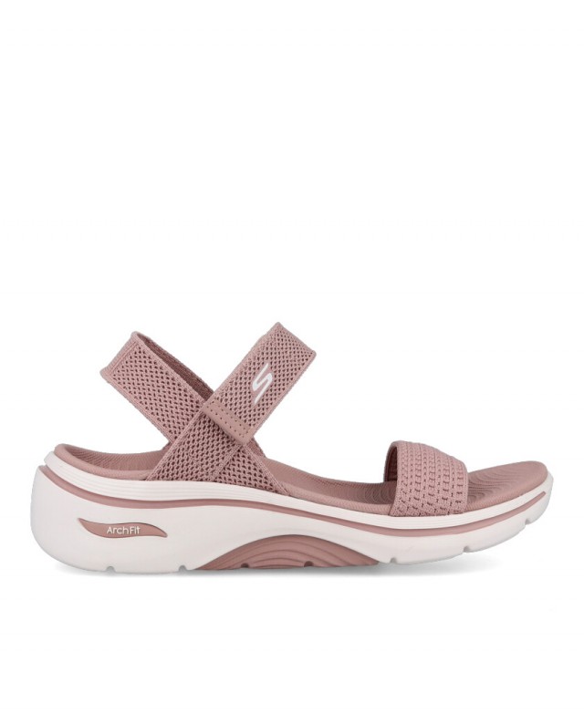 Skechers 140874 Go Walk 2.0 pink sandals