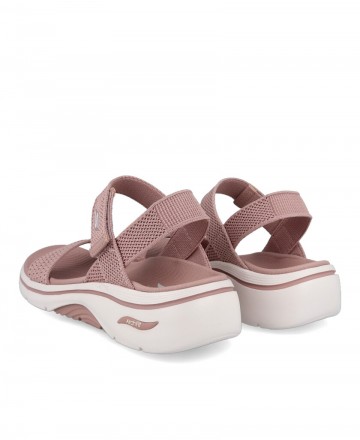 Sandalias rosas Skechers 140874 Go Walk 2.0