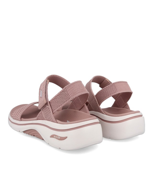Skechers 140874 Go Walk 2.0 pink sandals