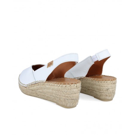 Alpargatas blancas peep toe Toni Pons Bernia-P