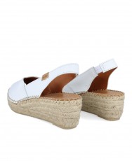 Alpargatas blancas peep toe Toni Pons Bernia-P