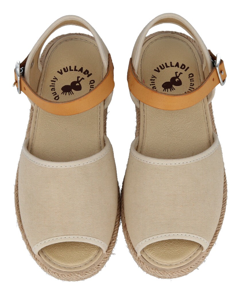 Sandalia beige de niña Vulladi 7355