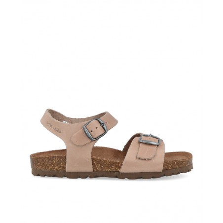 Sandalias de niña color taupe Interbios 7148-N