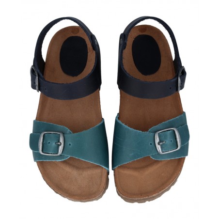 Sandalias azul marino de niña Inter-Bios 7148-N