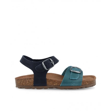 Inter-Bios 7148-N Navy Blue Girl's Sandals