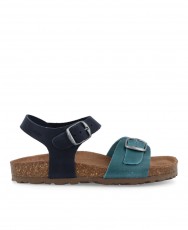 Inter-Bios 7148-N Navy Blue Girl's Sandals