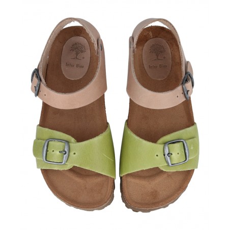 Sandalias bicolor para niña Inter-Bios 7148-N
