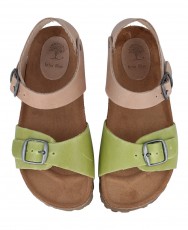 Inter-Bios 7148-N Two-Tone Girl's Sandals