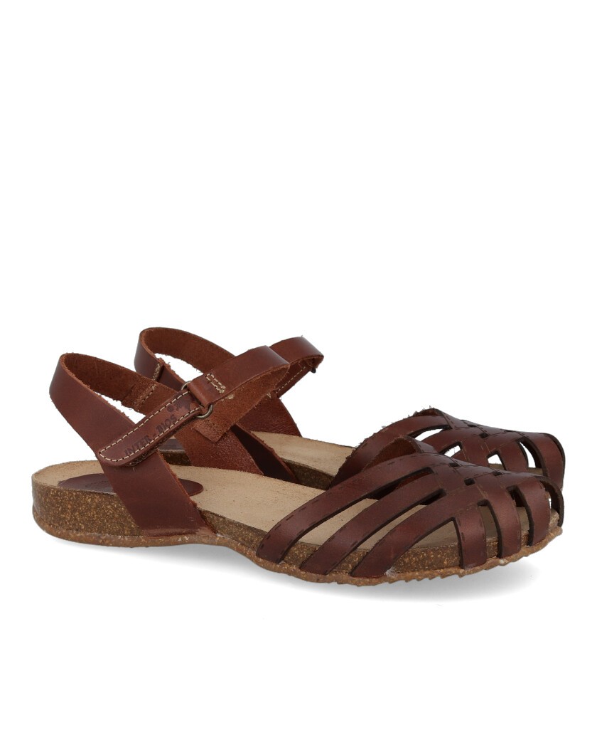 Interbios 4479 Brown Strappy Sandals
