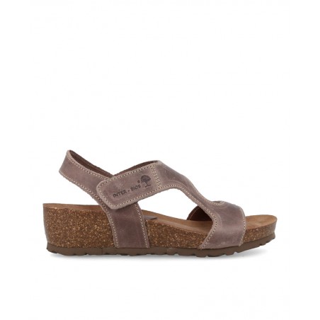 Interbios 5316 Leather Wedge Bio Sandals