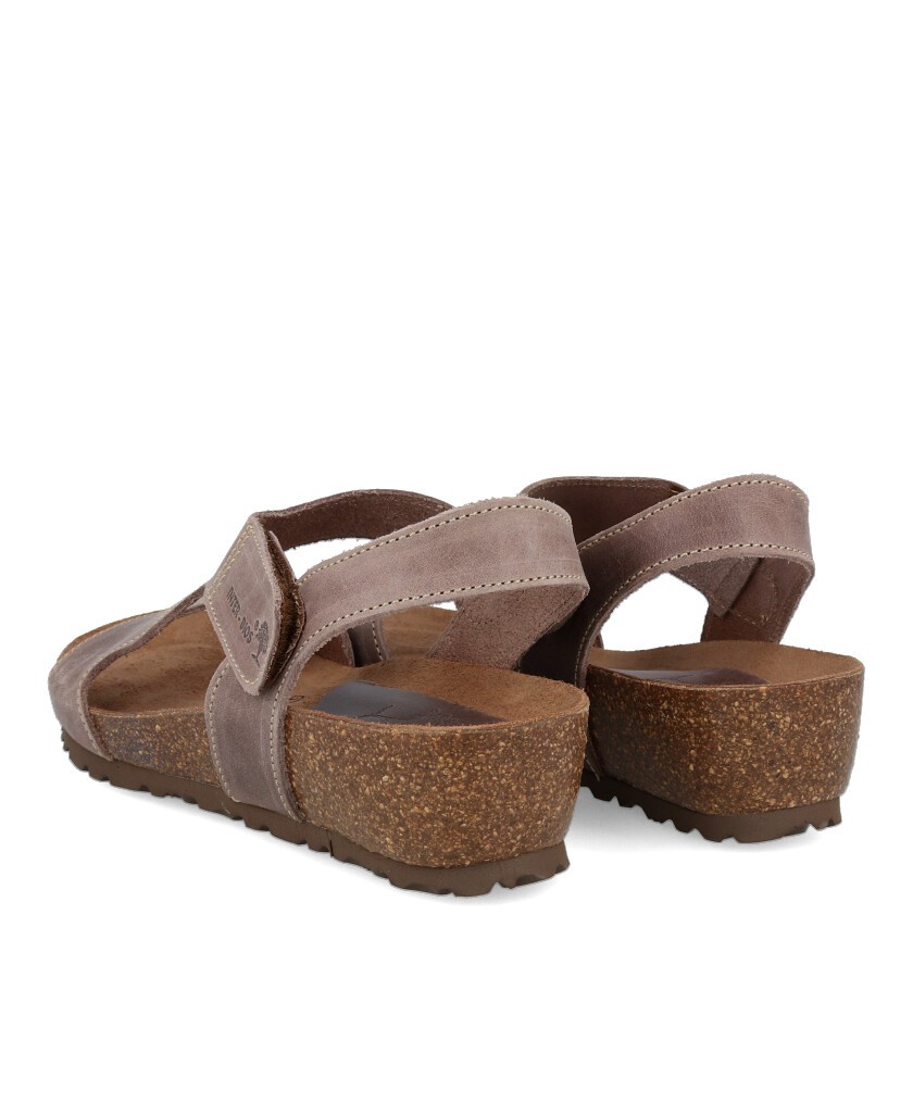 Interbios 5316 Leather Wedge Bio Sandals