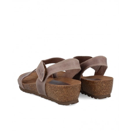 Interbios 5316 Leather Wedge Bio Sandals