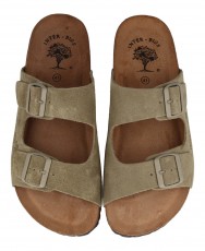 Sandalias bio con doble hebilla Interbios 9560