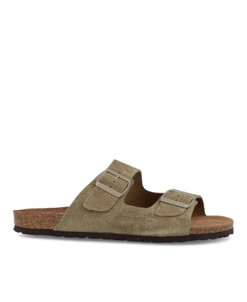 Sandalias bio con doble hebilla Interbios 9560