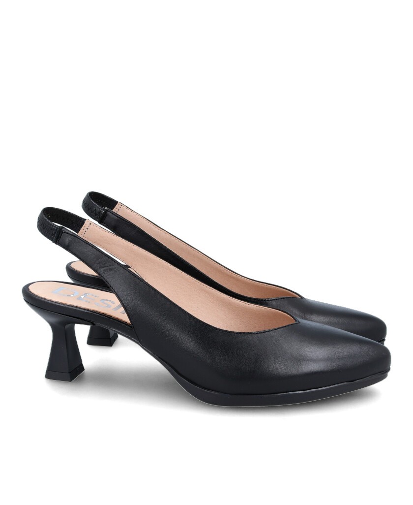 Desireé Maia 1 Black leather pumps