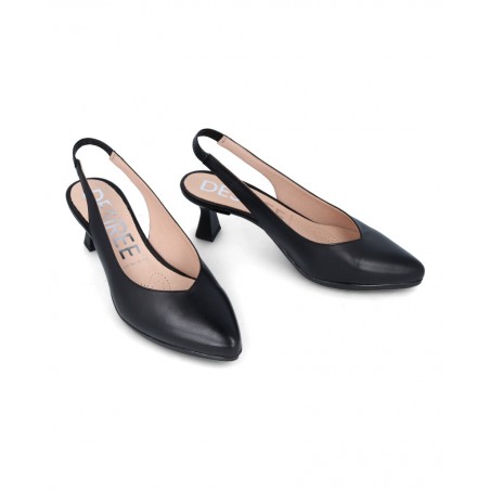 Desireé Maia 1 Black leather pumps