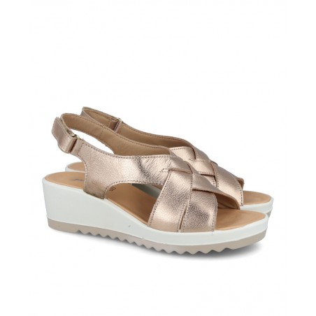 Metallic wedge sandal Imac 757510 26745/013