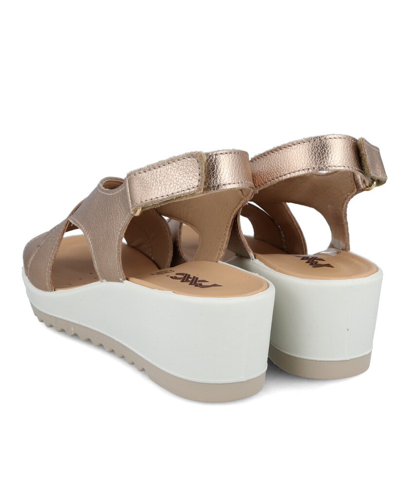 Metallic wedge sandal Imac 757510 26745/013