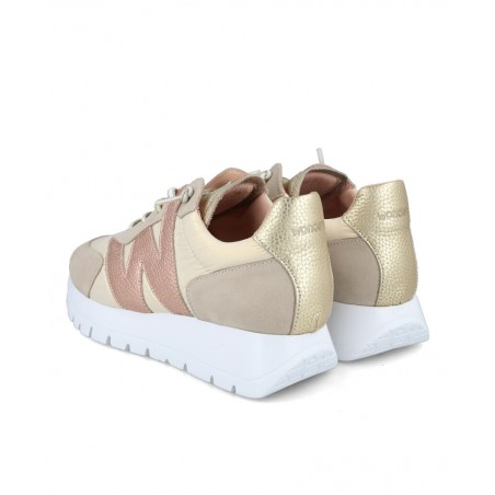Zapatillas casual con cuña Wonders Oslo A2464