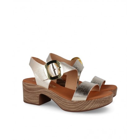 Catchalot 5629 metallic sandals with heel