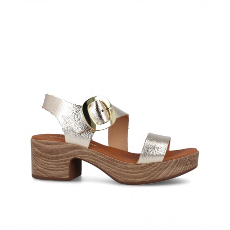 Catchalot 5629 metallic sandals with heel