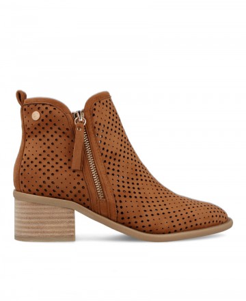 Women's leather cowboy ankle boots Xti 14396104