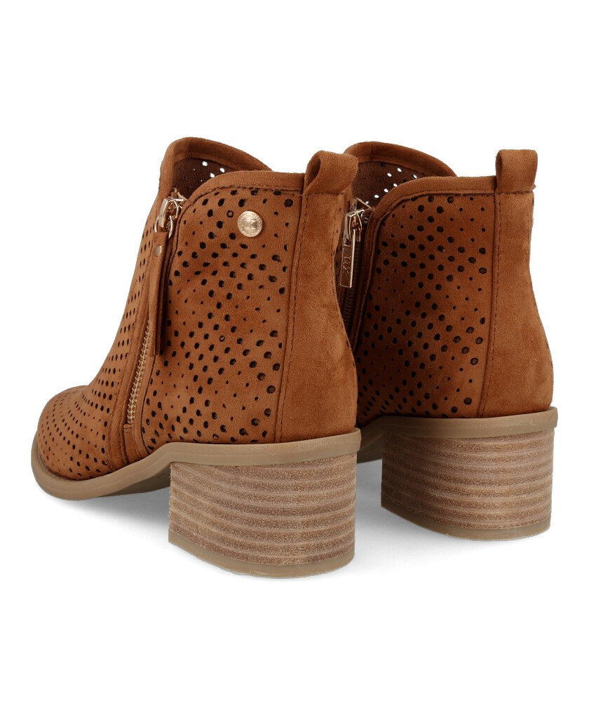 Botines cowboy de mujer color cuero Xti 14396104