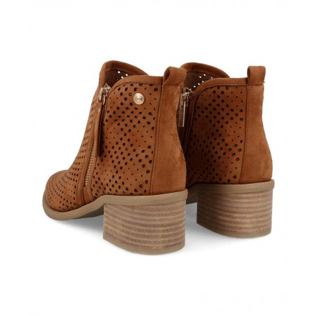 Women's leather cowboy ankle boots Xti 14396104