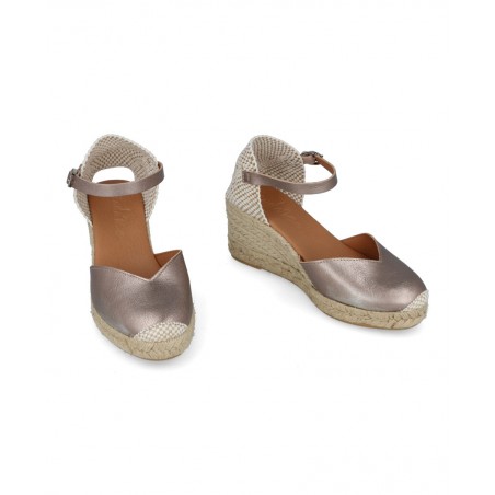 Andares Cíes 17 Elegant Metallic Espadrilles