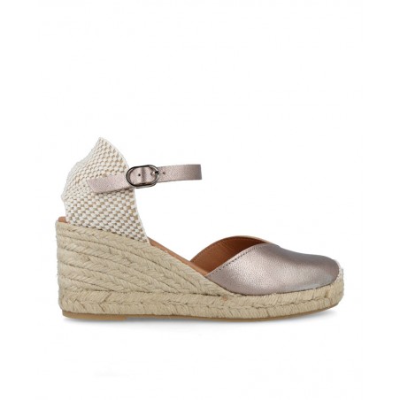 Andares Cíes 17 Elegant Metallic Espadrilles