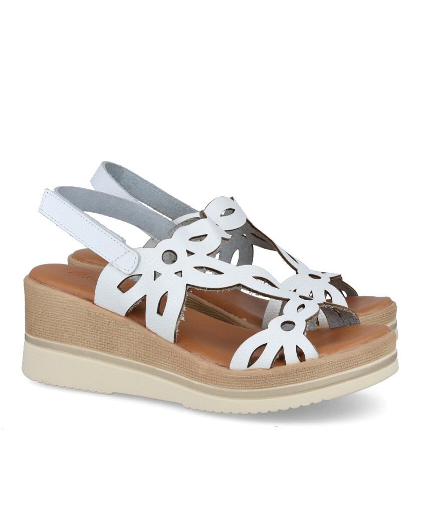 Sandalias con cuña media Andares 260404