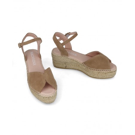 Macarena Java 99 suede leather espadrille