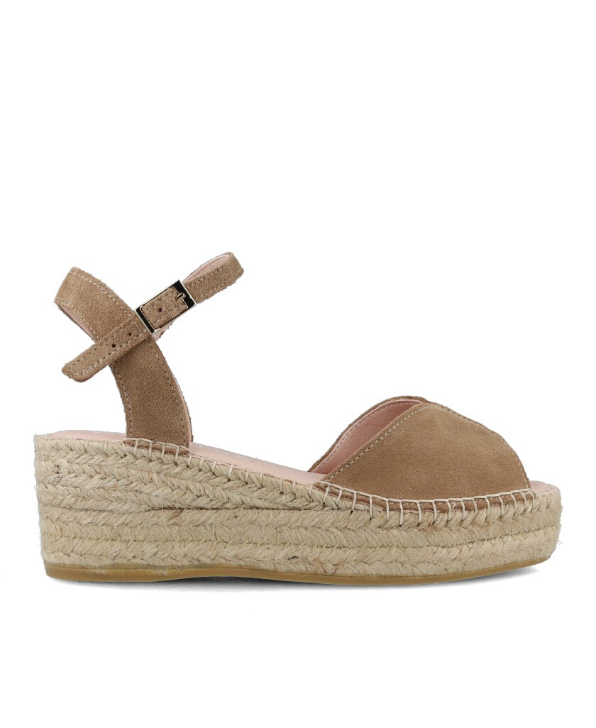 Macarena Java 99 suede leather espadrille