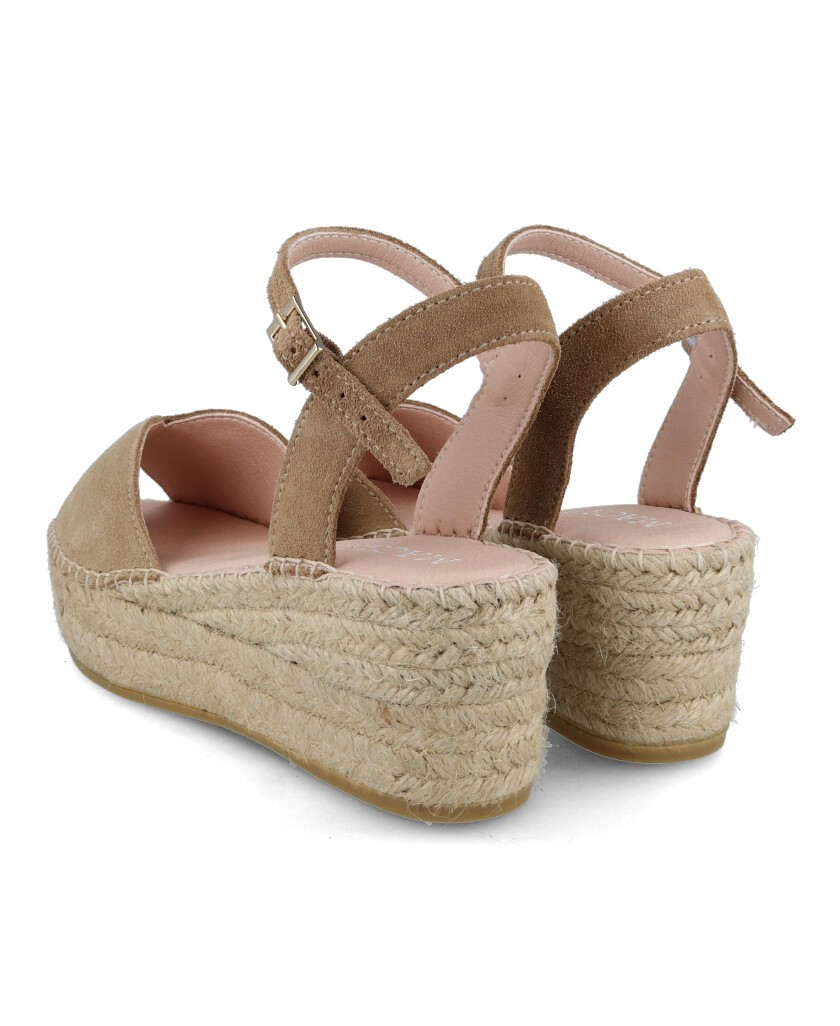 Macarena Java 99 suede leather espadrille