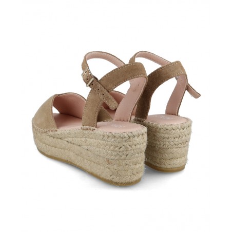 Macarena Java 99 suede leather espadrille