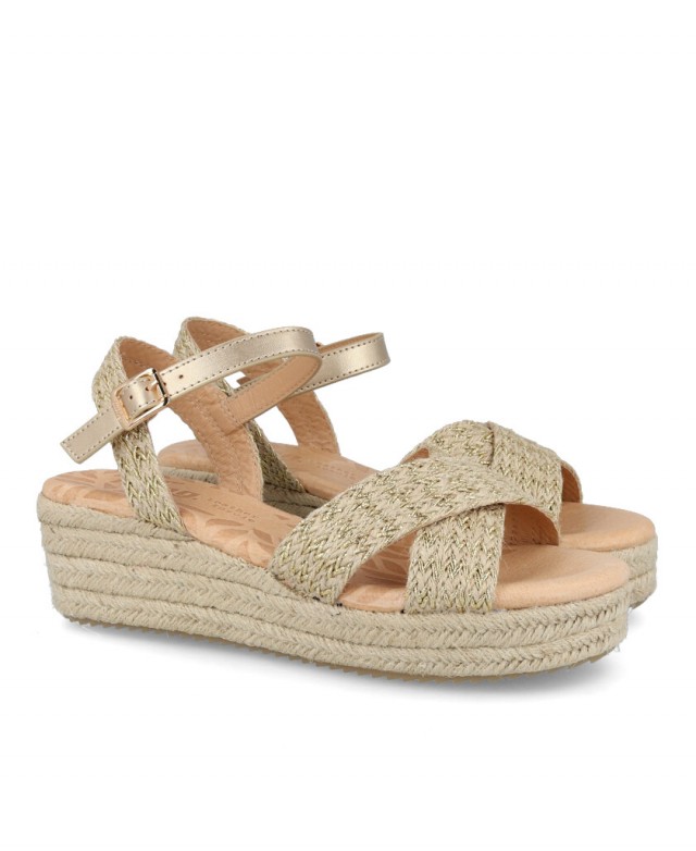 Mustang 59553 platform sandals