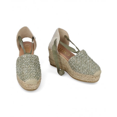 Green Esparto Wedge Espadrille Gaimo Valenciana