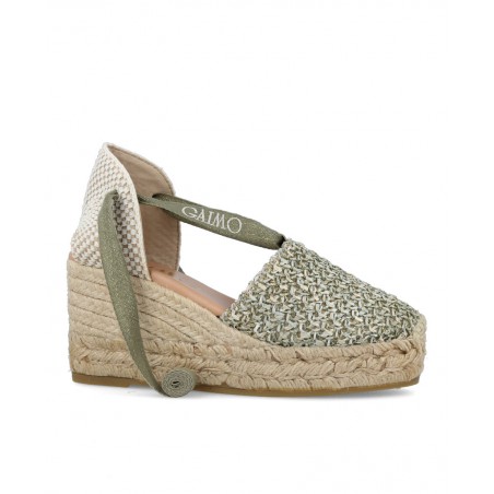 Green Esparto Wedge Espadrille Gaimo Valenciana