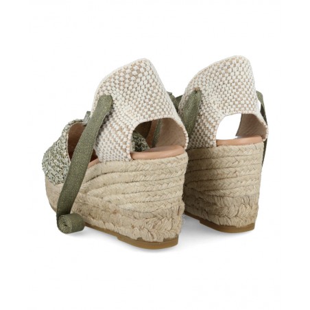 Green Esparto Wedge Espadrille Gaimo Valenciana