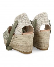 Green Esparto Wedge Espadrille Gaimo Valenciana Green Esparto Wedge Espadrille Gaimo Valenciana