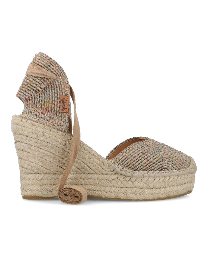Alpargatas multicolor con cuña Vidorreta 27900