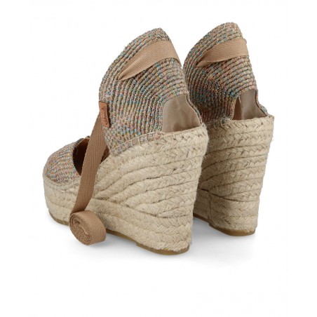 Alpargatas multicolor con cuña Vidorreta 27900