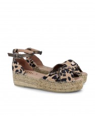Gaimo Torgos animal print espadrilles