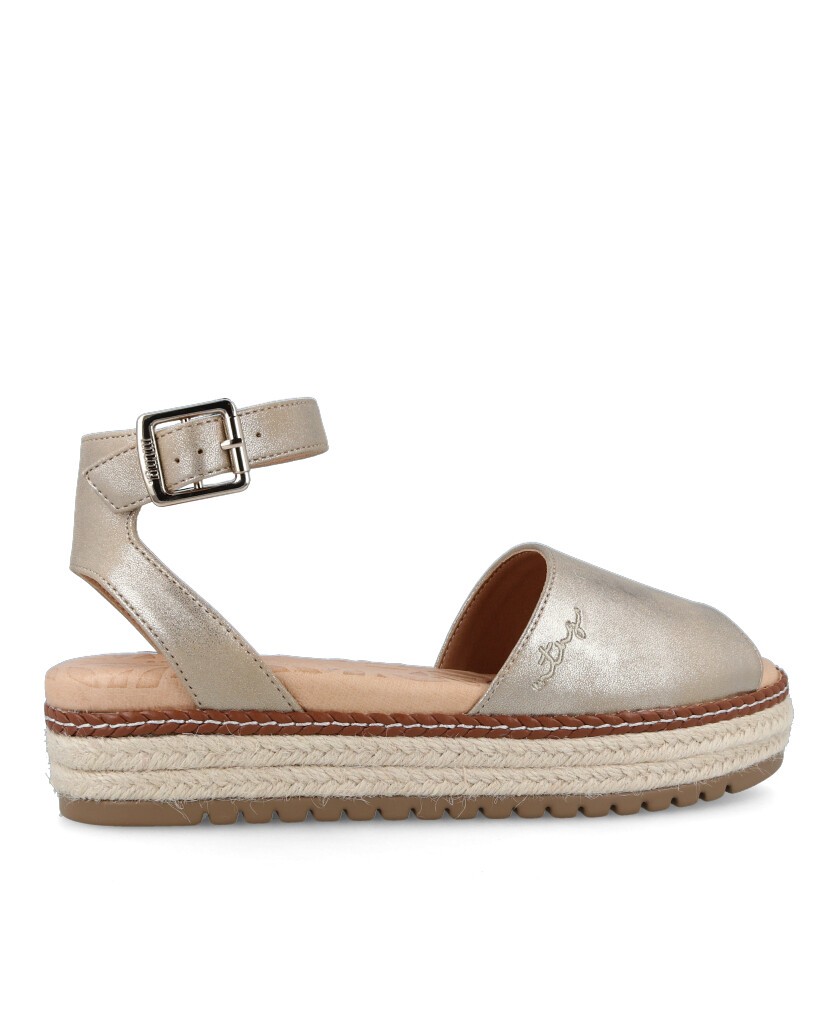 Metallic sandals Mustang Amelie 59617