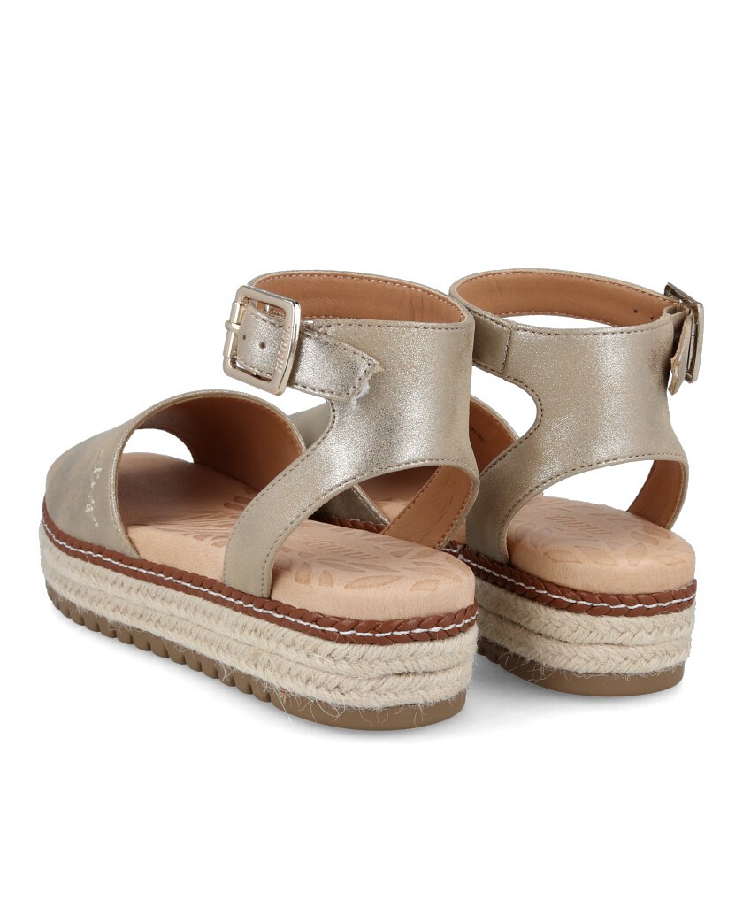 Sandalias metalizadas Mustang Amelie 59617