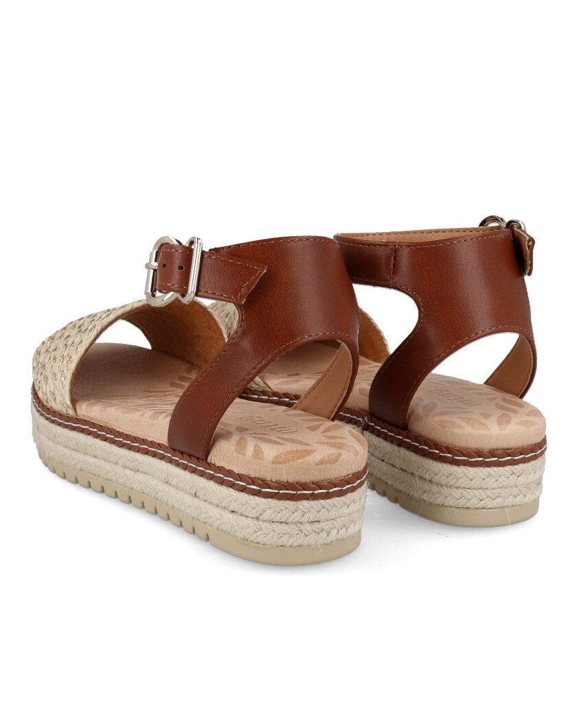 Espadrille braided sandal Mustang Amelie 53344