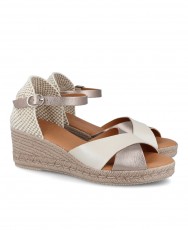 Bicolor Wedge Espadrilles Andares 438217