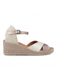 Bicolor Wedge Espadrilles Andares 438217
