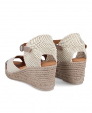 Bicolor Wedge Espadrilles Andares 438217